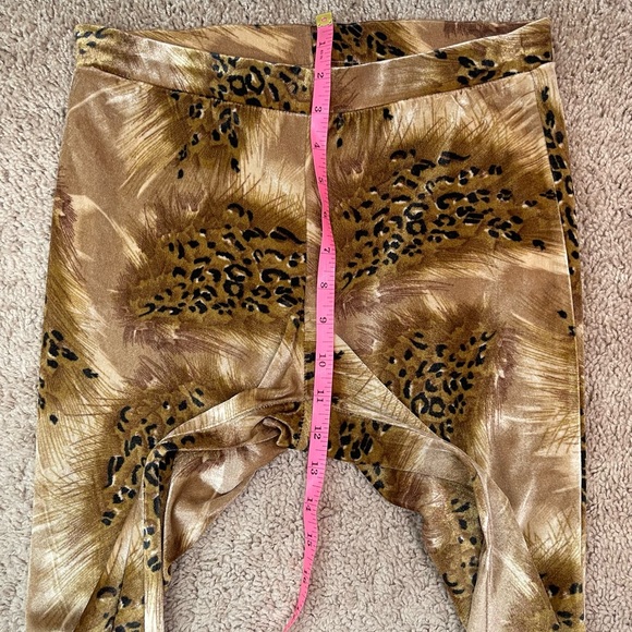 Spell and the Gypsy Velvet Savannah Bells Animal Print Flare Boho Pants Size 8 - Picture 12 of 15